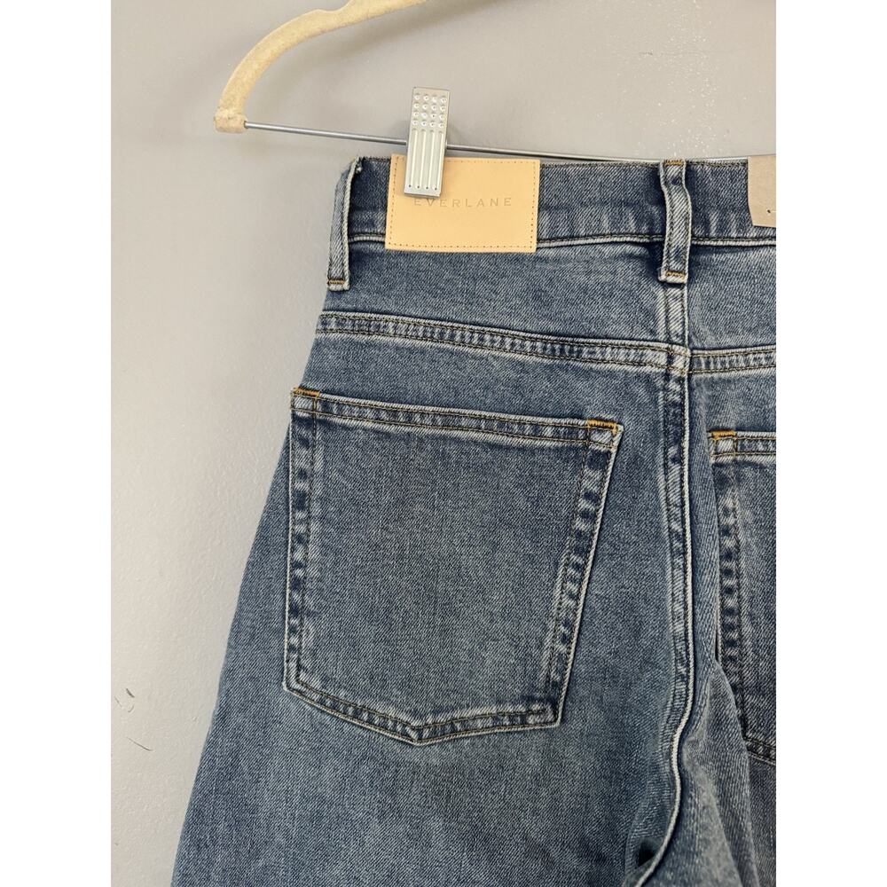 NWT Everlane The Way High Curve Jean Barrel Leg Vintage Blue Women’s Size 24 - Picture 7 of 9